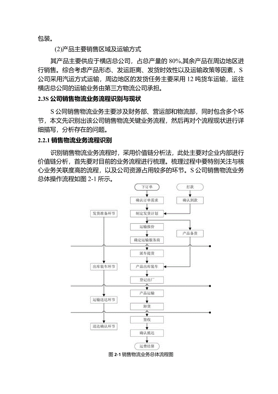 【《S公司销售物流业务流程优化的案例探析（论文）》11000字】.docx_第3页