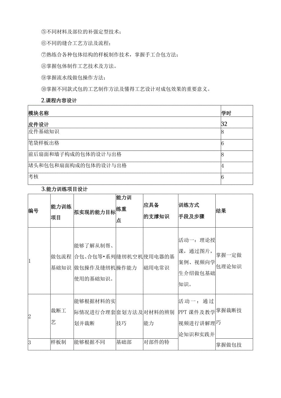 《皮件设计》课程整体教学设计.docx_第2页