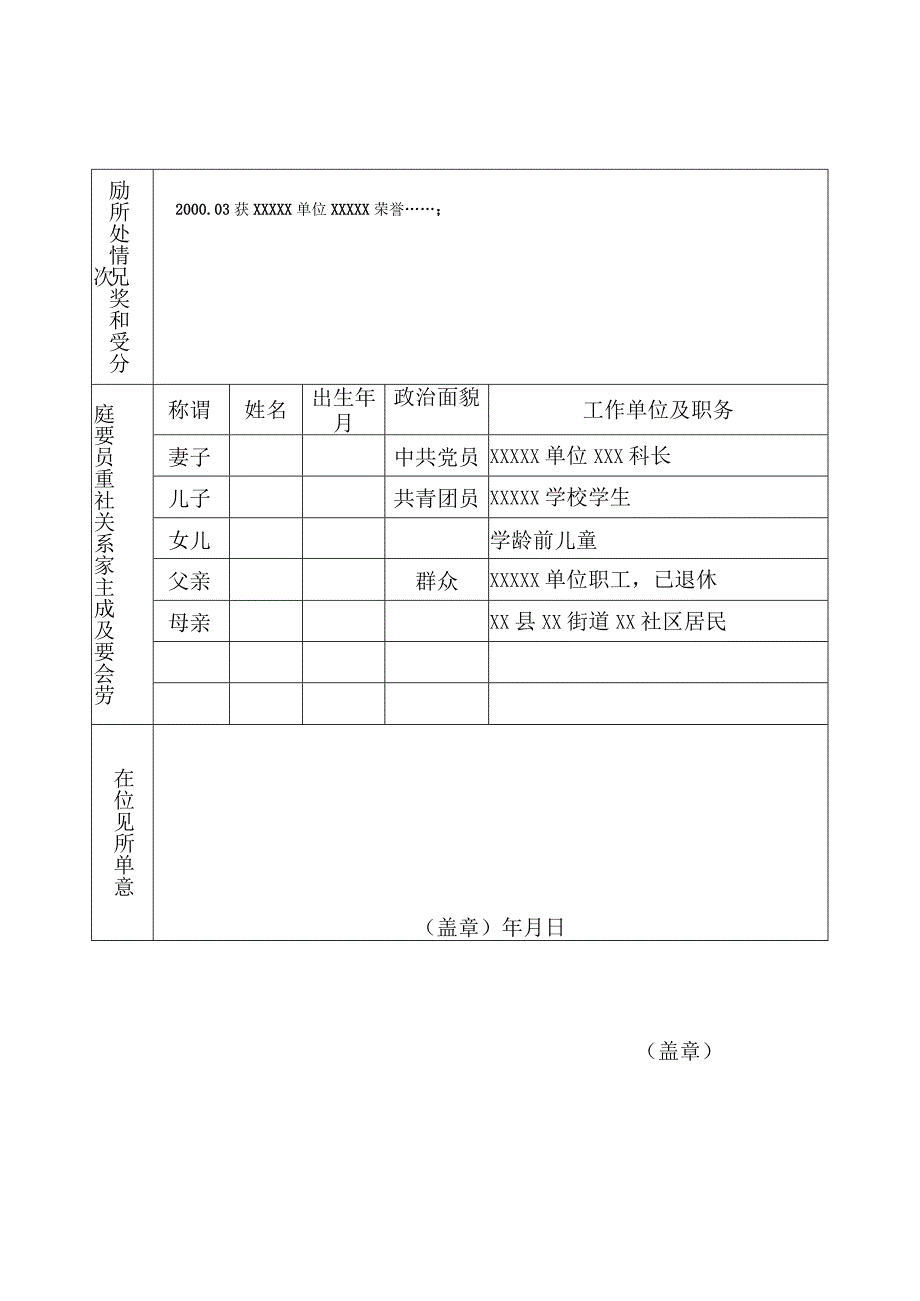 三级岗位公开竞聘报名表.docx_第2页