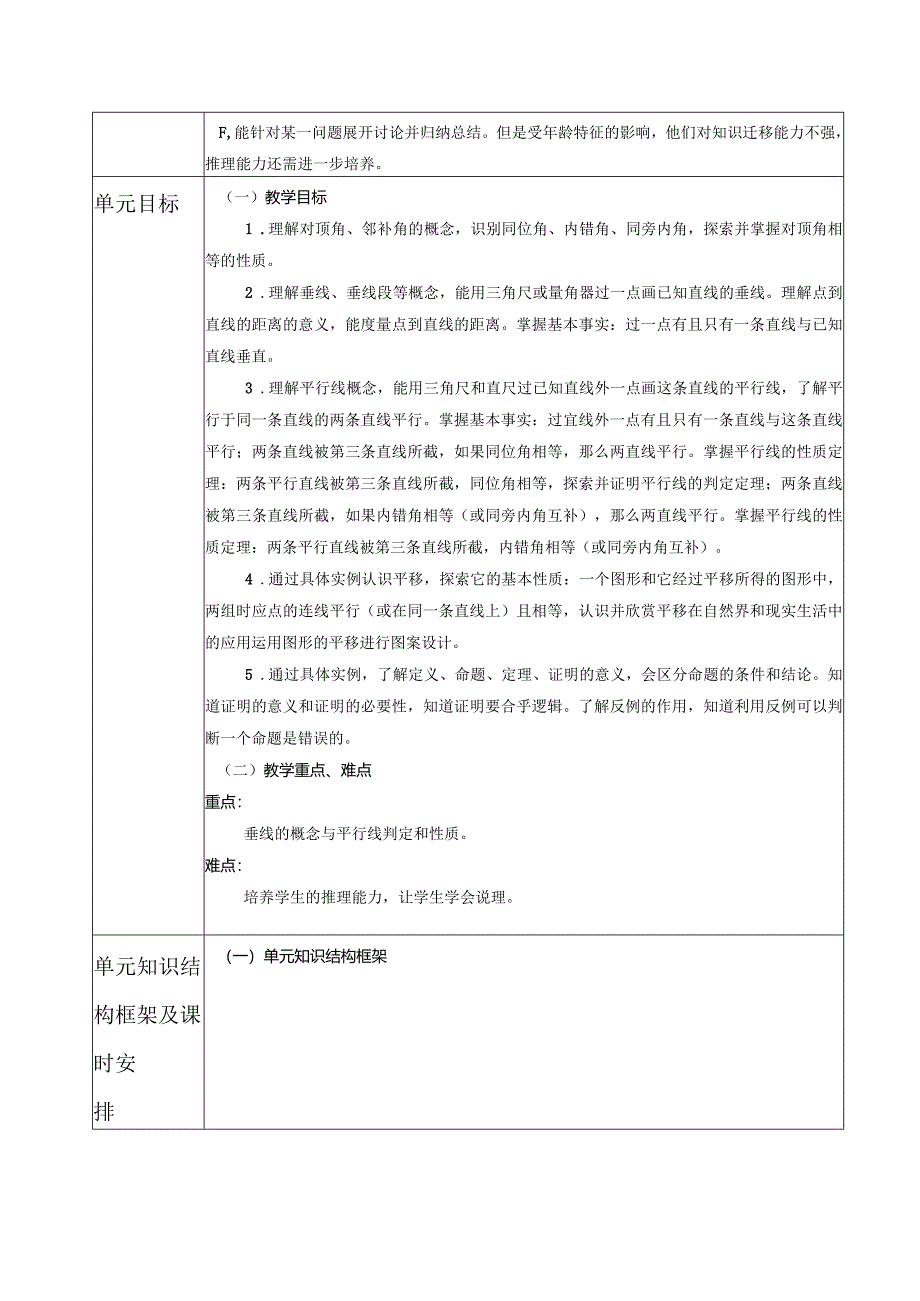 相交线与平行线大单元教学设计.docx_第3页