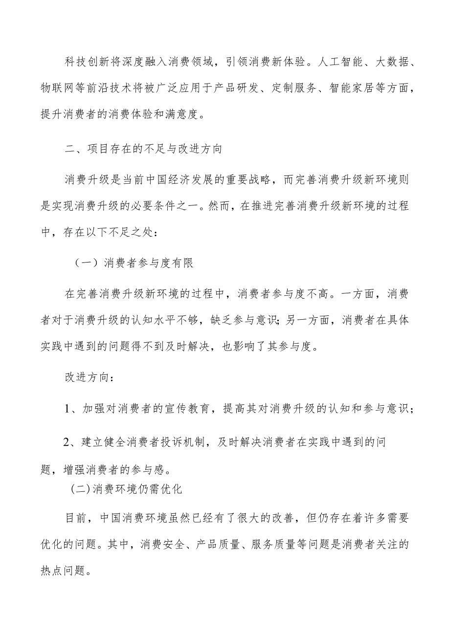 消费升级项目存在不足与改进方向专题报告.docx_第3页