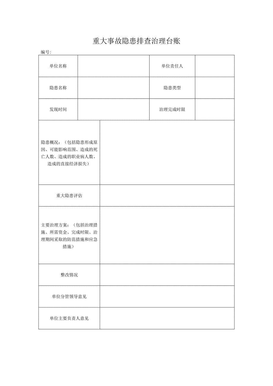 4、重大事故隐患排查治理台账.docx_第1页