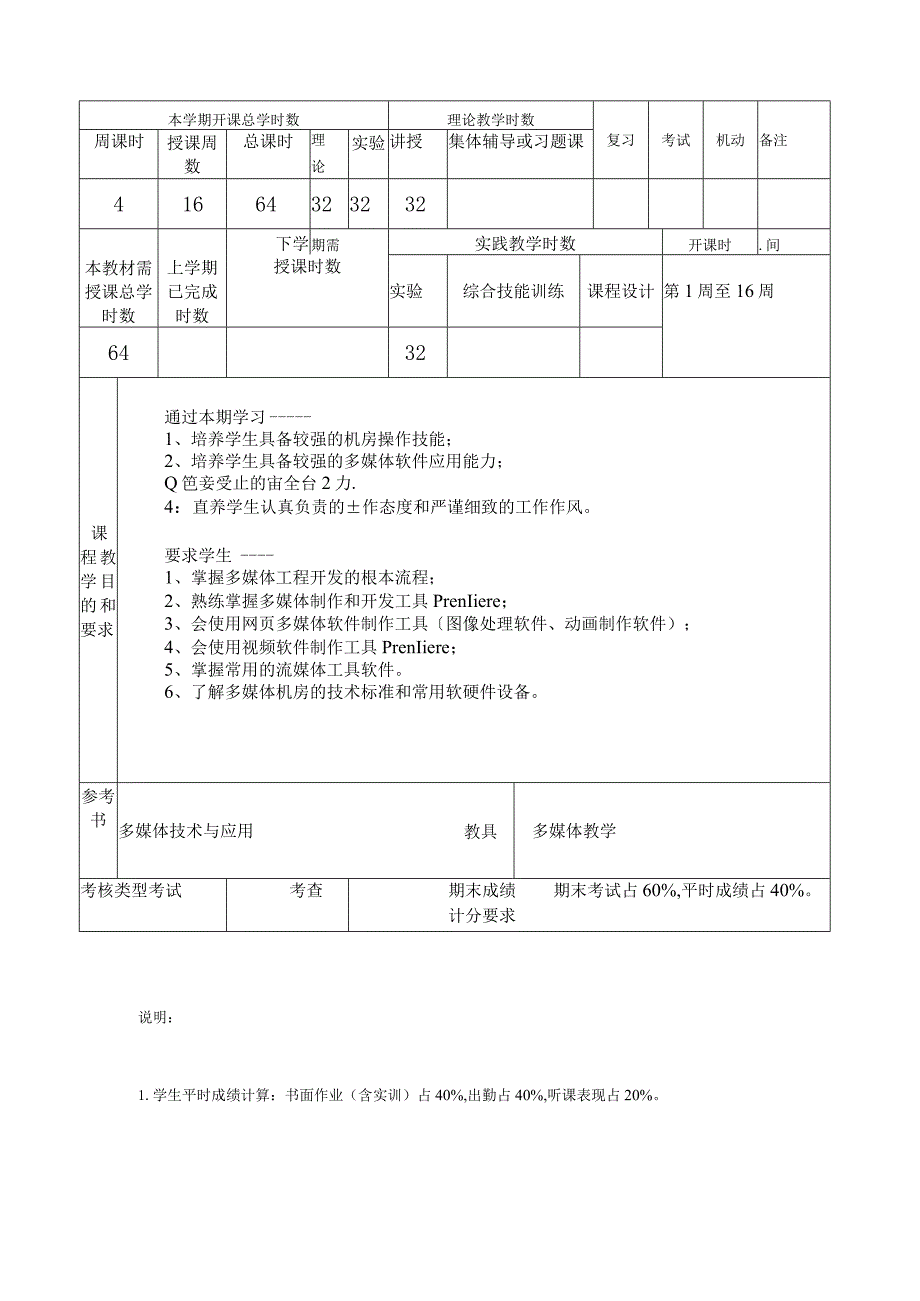 教学进度计划(PREMIERE).docx_第2页