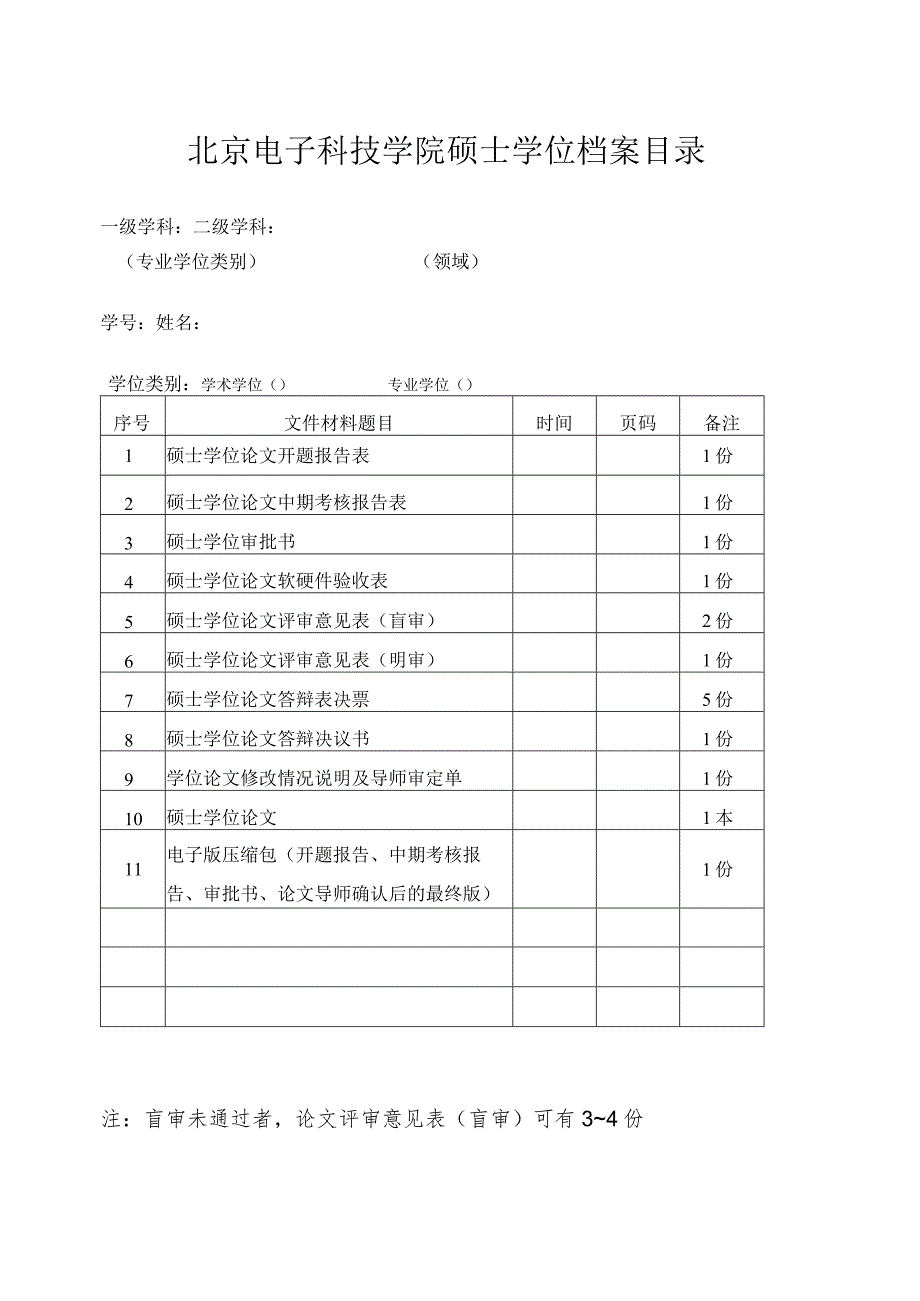 北京电子科技学院硕士学位档案目录.docx_第1页