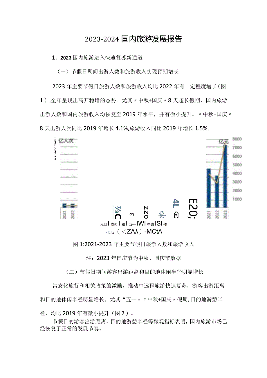 2023-2024国内旅游发展报告.docx_第1页