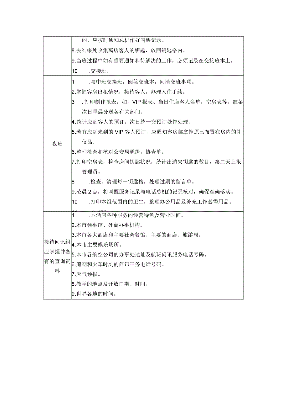 酒店管理客房部接待问讯组工作流程.docx_第2页