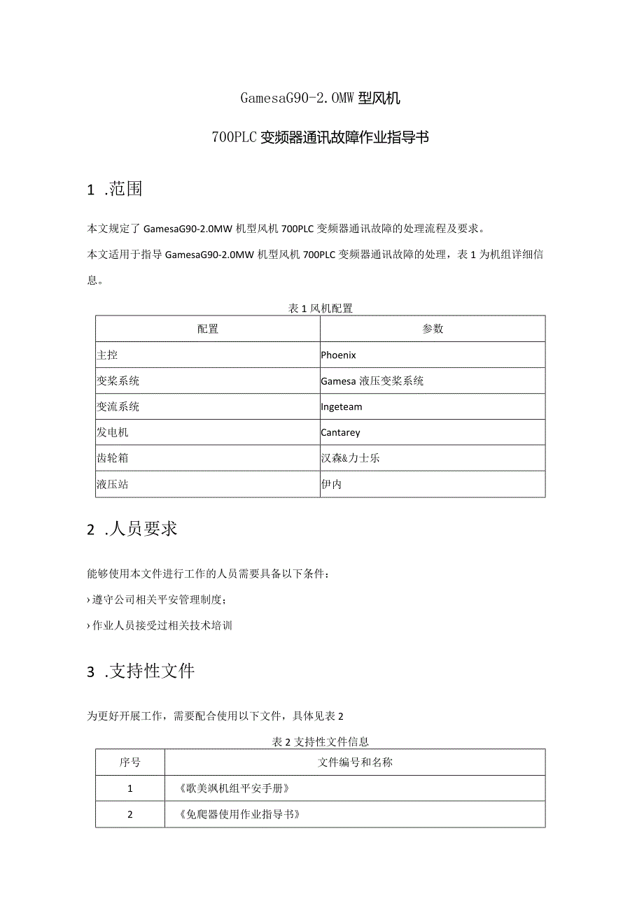 歌美飒G90-2MW型风机700-PLC-变频器通讯故障作业指导书.docx_第2页