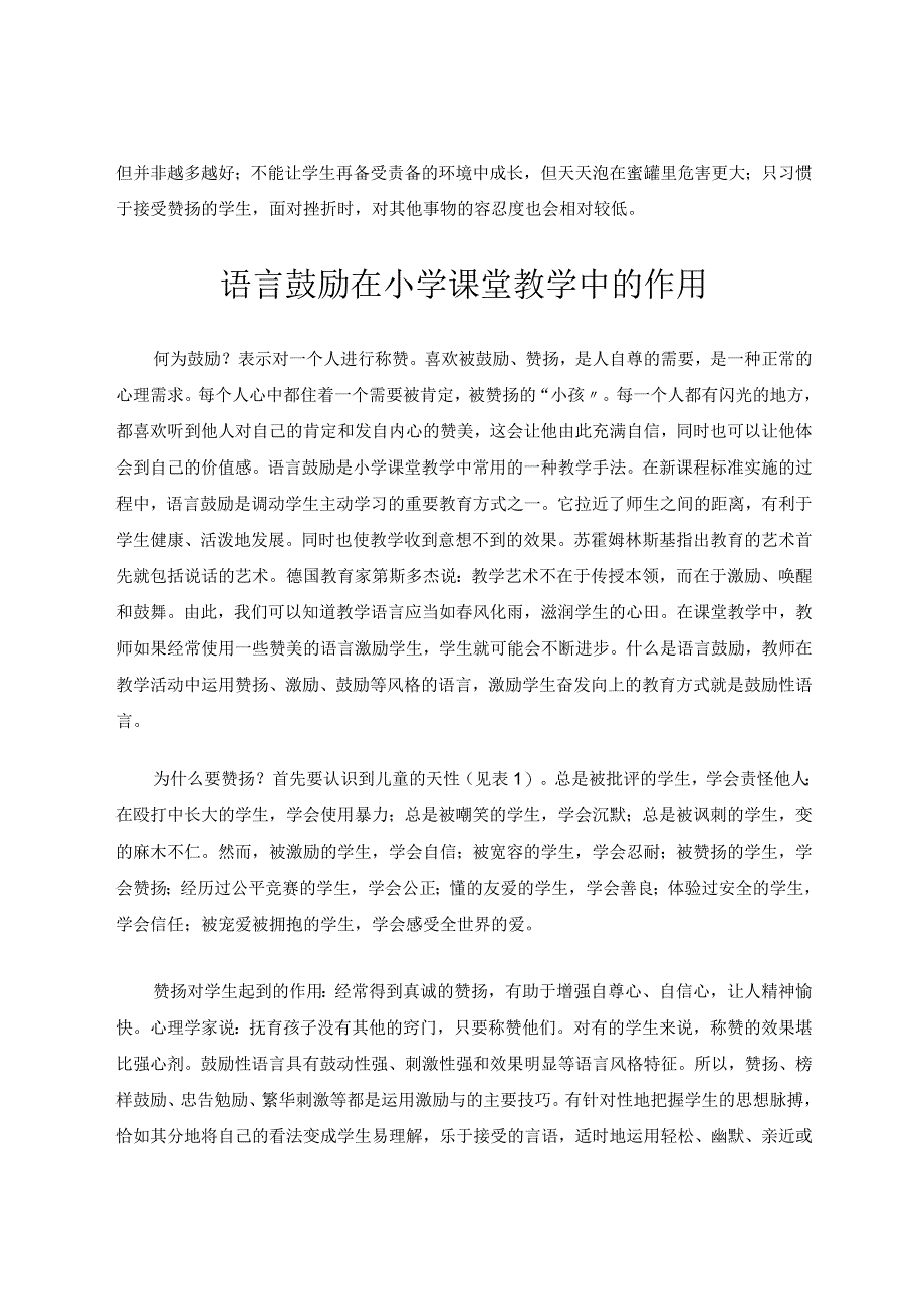 语言鼓励在小学课堂教学中的作用论文.docx_第2页