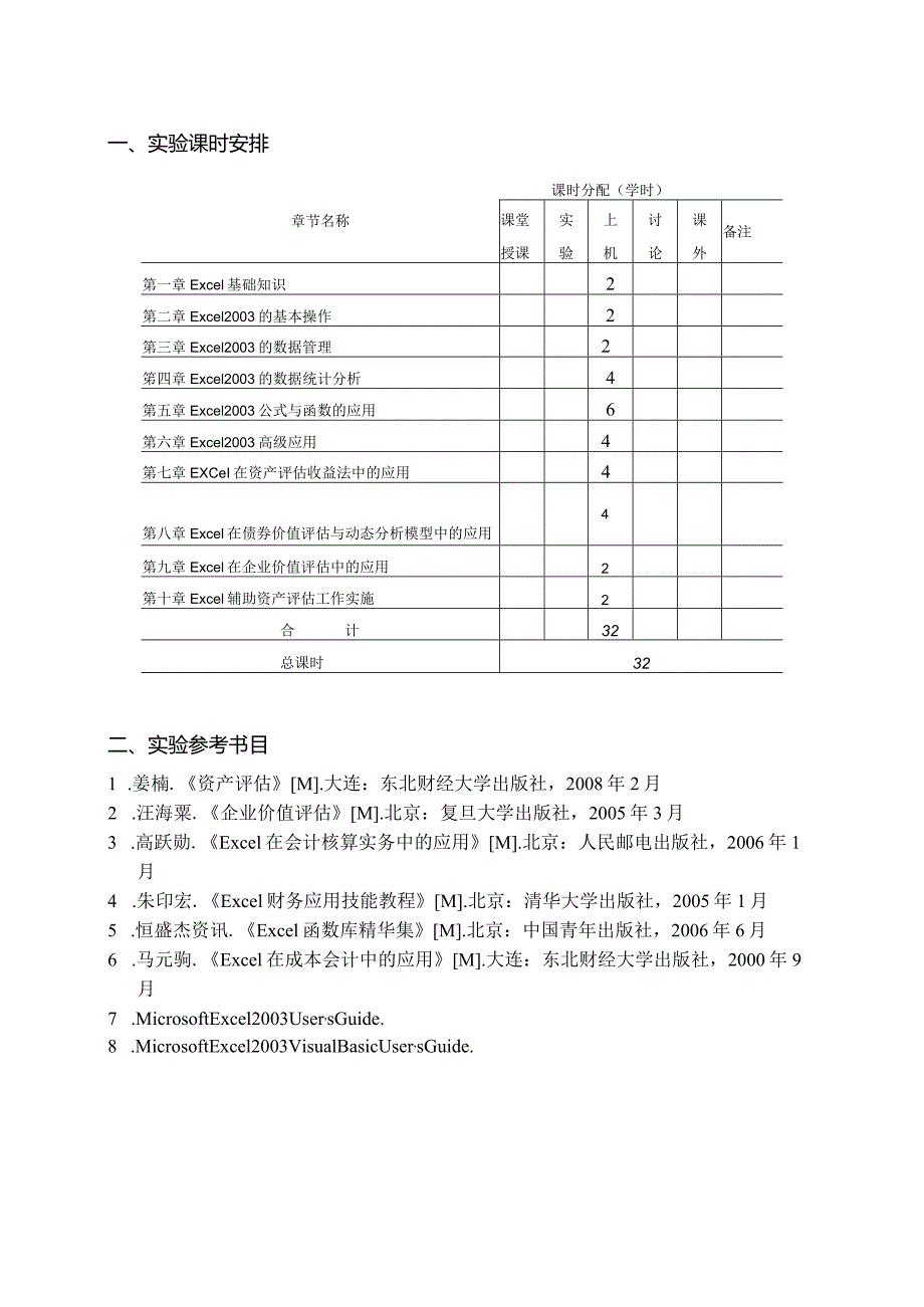 计算机在资产评估中应用上机实验指导书.docx_第1页