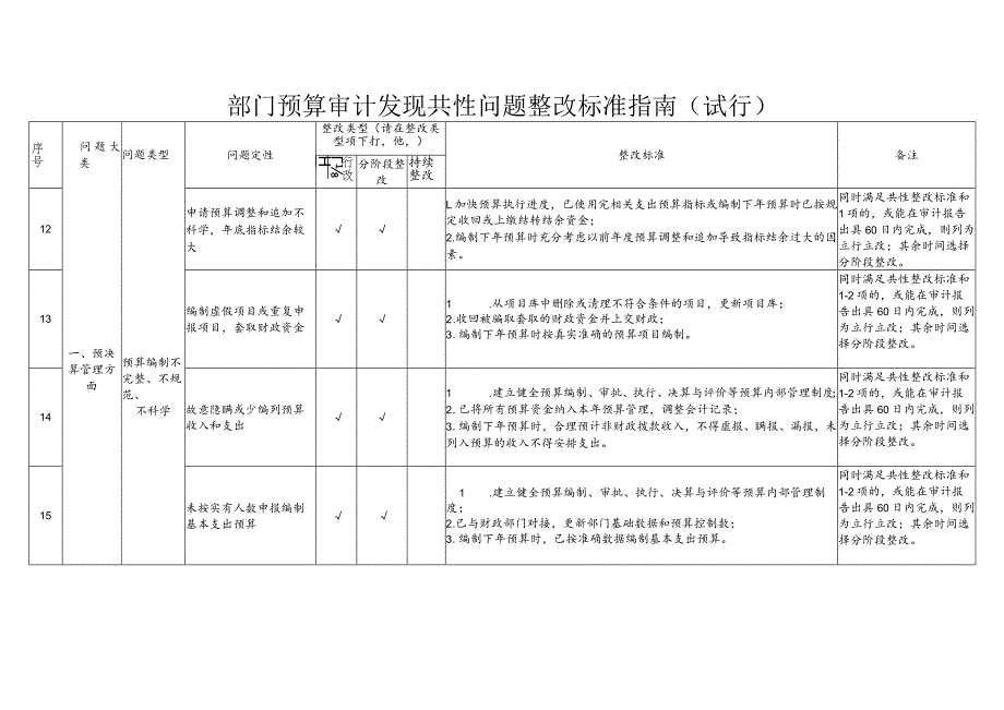 部门预算审计发现共性问题整改标准指南.docx_第3页