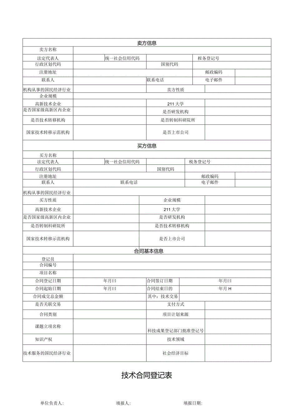 技术合同登记表.docx_第1页