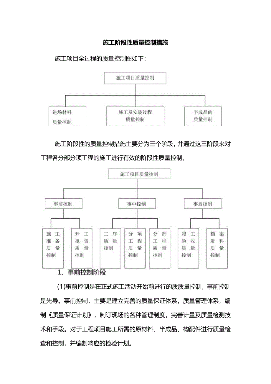 施工阶段性质量控制措施.docx_第1页