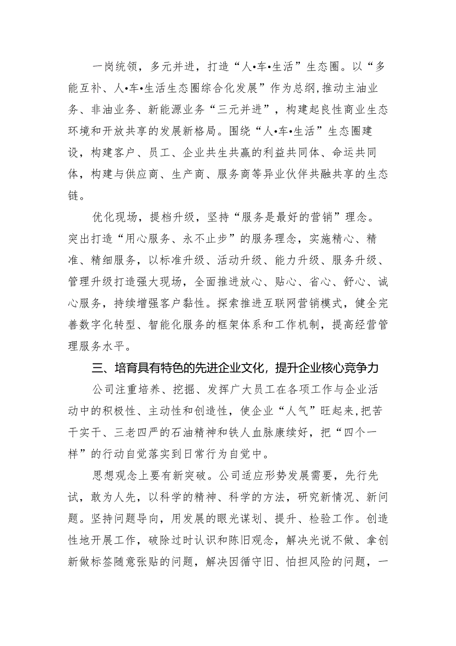 经验交流：提高核心竞争力增强核心功能筑牢可持续高质量发展根基.docx_第3页