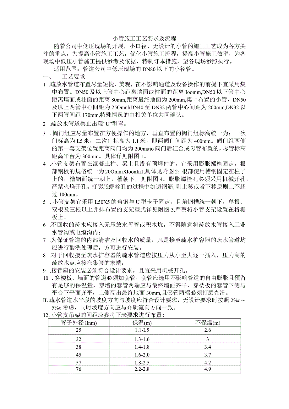 小管施工工艺要求及流程.docx_第1页