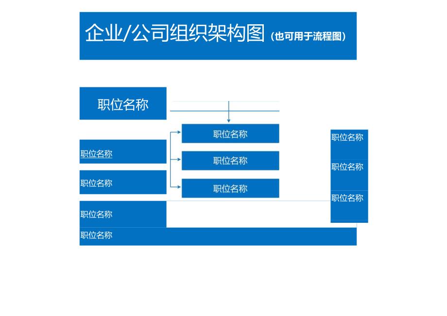 企业公司组织架构图模板四.docx_第1页