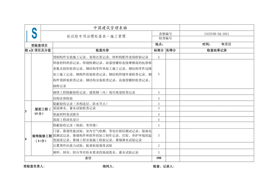 2022年项目部施工记录检查表.docx_第2页