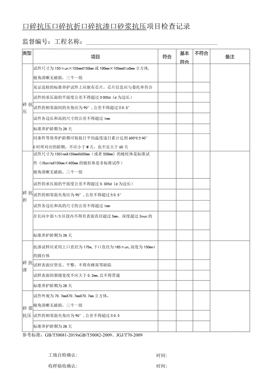 各项目检查记录表2024.docx_第3页