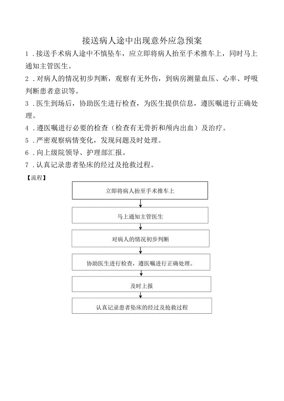 接送病人途中出现意外应急预案.docx_第1页