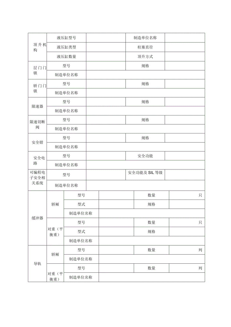 型式试验申请所需文件目录——杂物电梯.docx_第3页