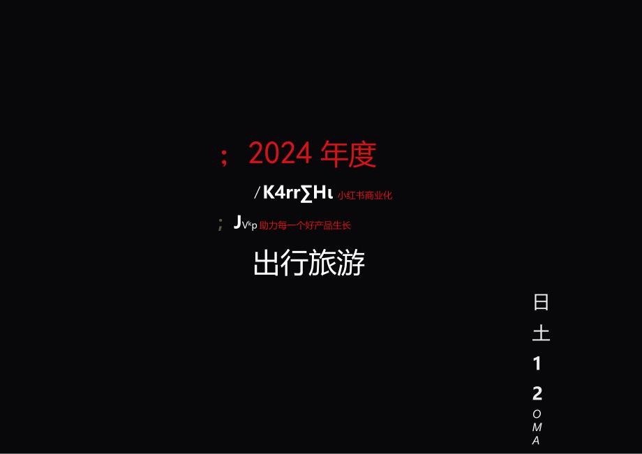 小红书2024年1月文旅行业月报.docx_第1页