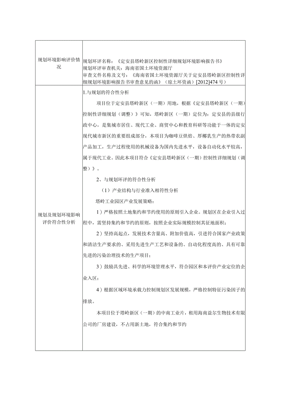 定安县蜜雪冰城食品加工项目（租赁厂改造项目） 环评报告.docx_第3页