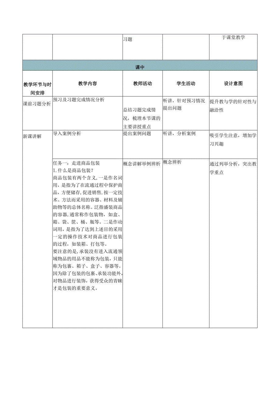 商品学（慕课版）教案-教学设计 项目三 商品包装.docx_第3页