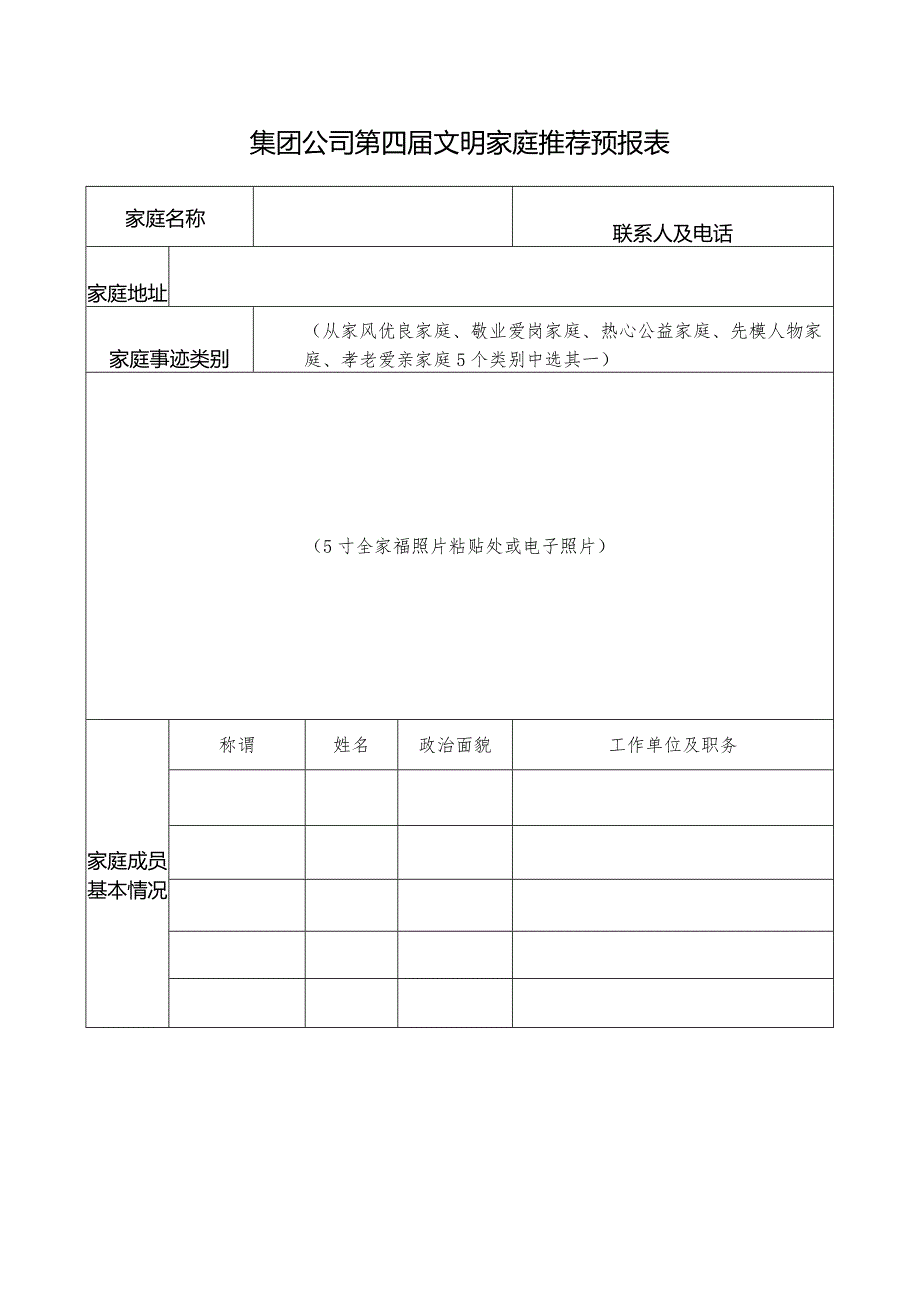 附件2：第十二届感动兖矿人物(事件)推荐审批表、集团公司第四届文明家庭推荐预报表.docx_第2页