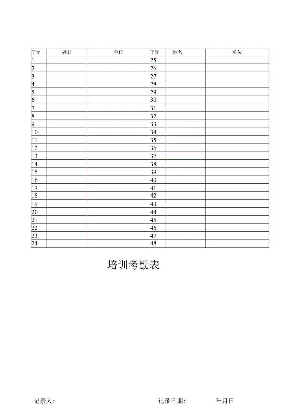 培训考勤表HJ.docx_第1页