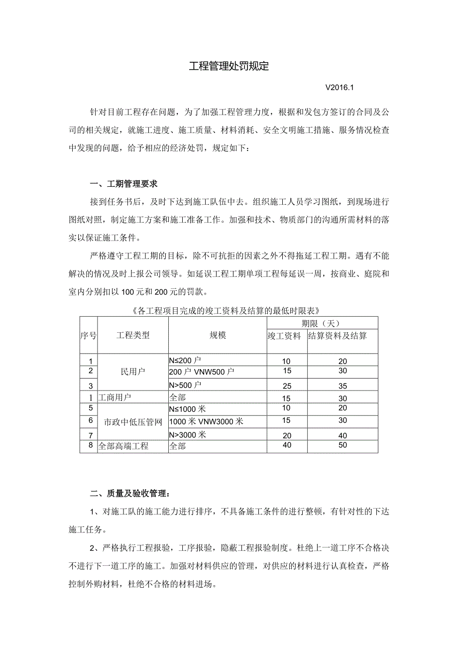 工程管理奖惩办法（2016.1版讨论稿）.docx_第1页