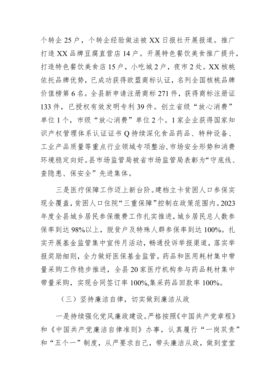 某县副县长2023年度个人述职报告.docx_第3页