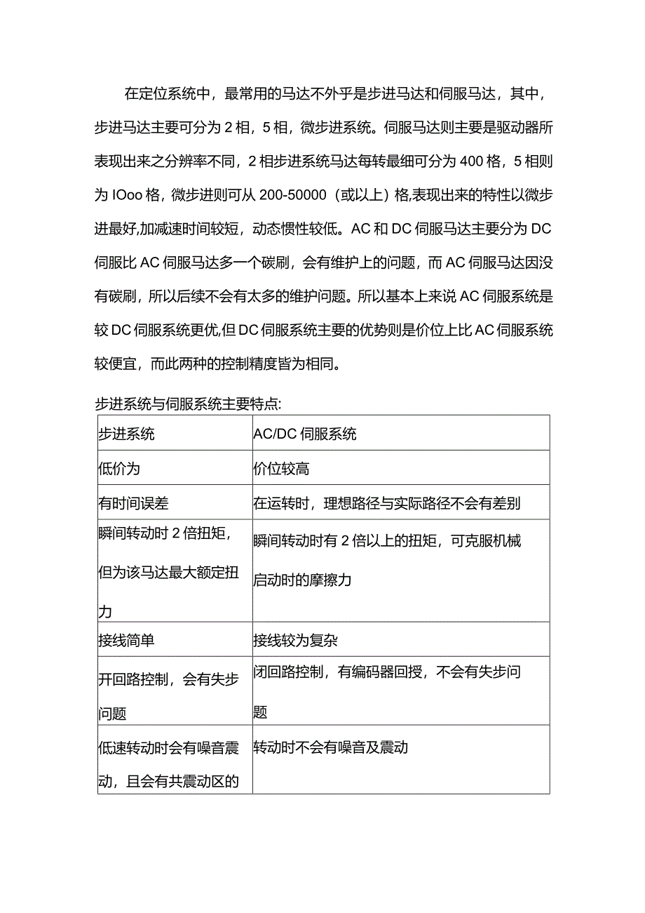 步进马达与伺服马达的区别.docx_第1页