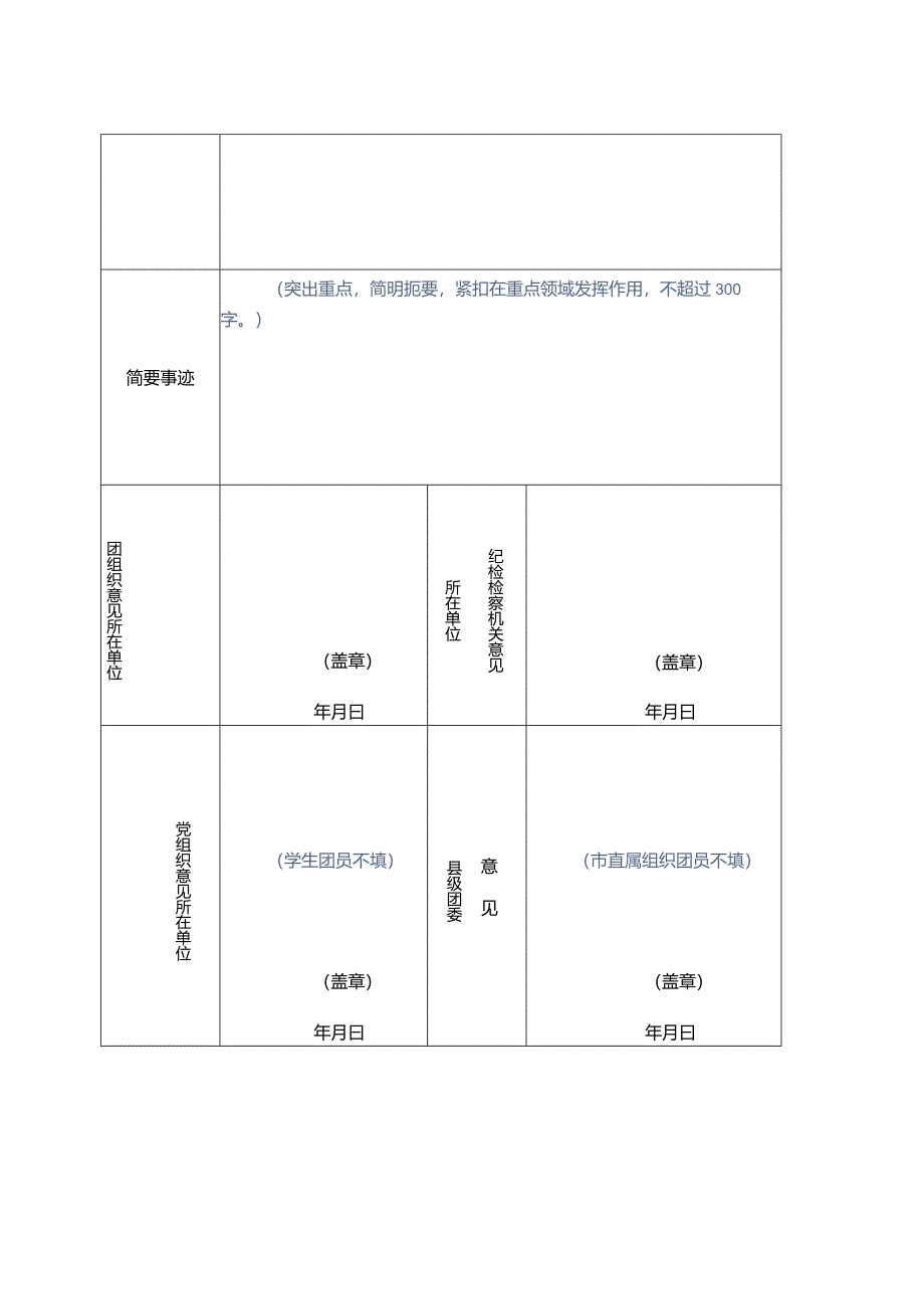 优秀共青团员申报表.docx_第2页