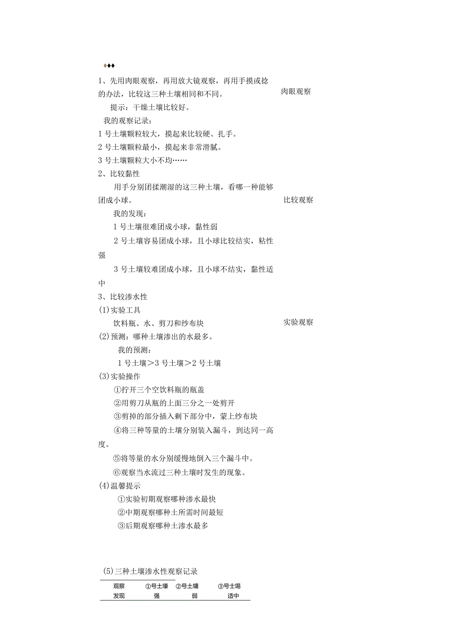 新教科版四年级下册科学3.7《比较不同的土壤》教案（定稿）.docx_第2页