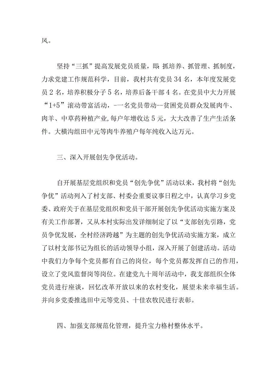 新颖村书记党建述职报告范本合集.docx_第3页