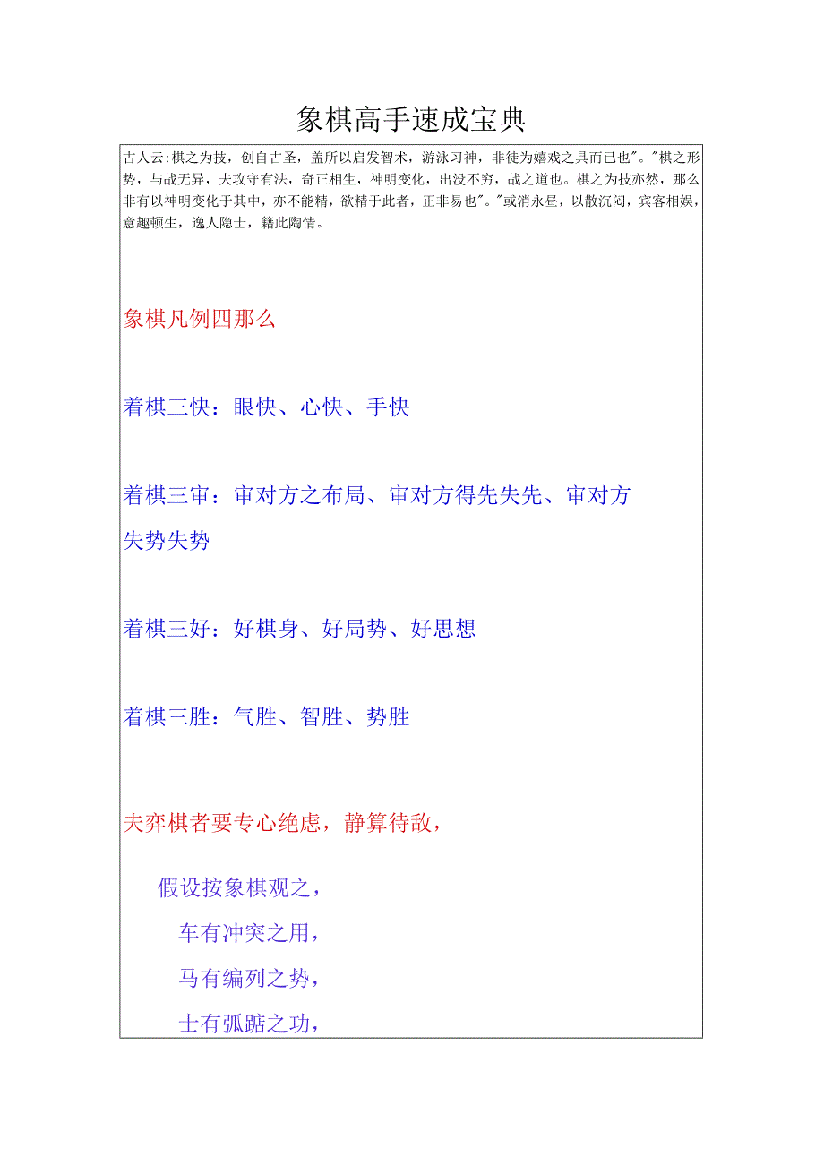 象棋高手速成宝典.docx_第1页