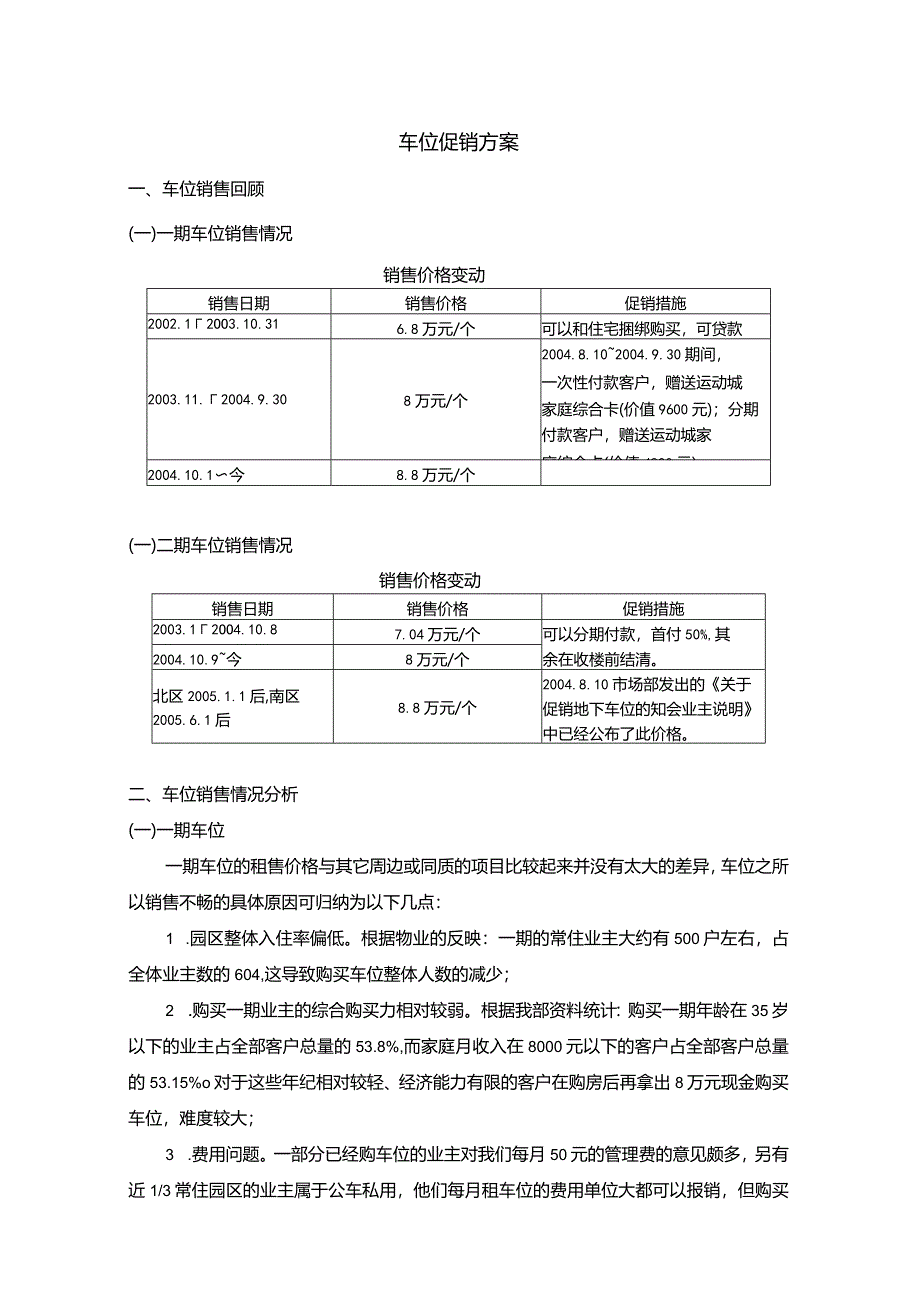 车位促销方案.docx_第1页