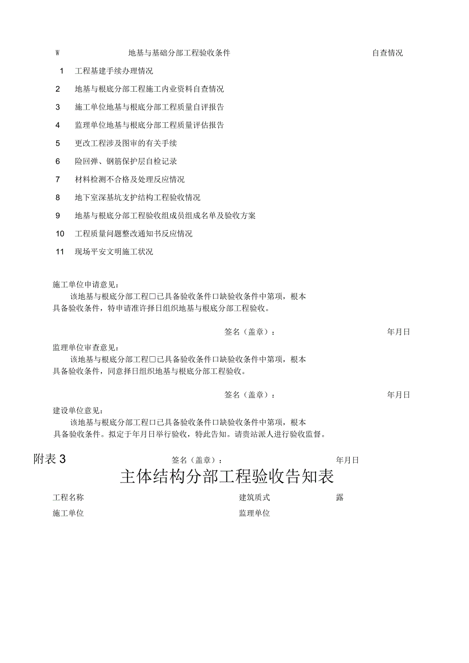 桩基(地基处理)子分部工程验收告知表.docx_第2页