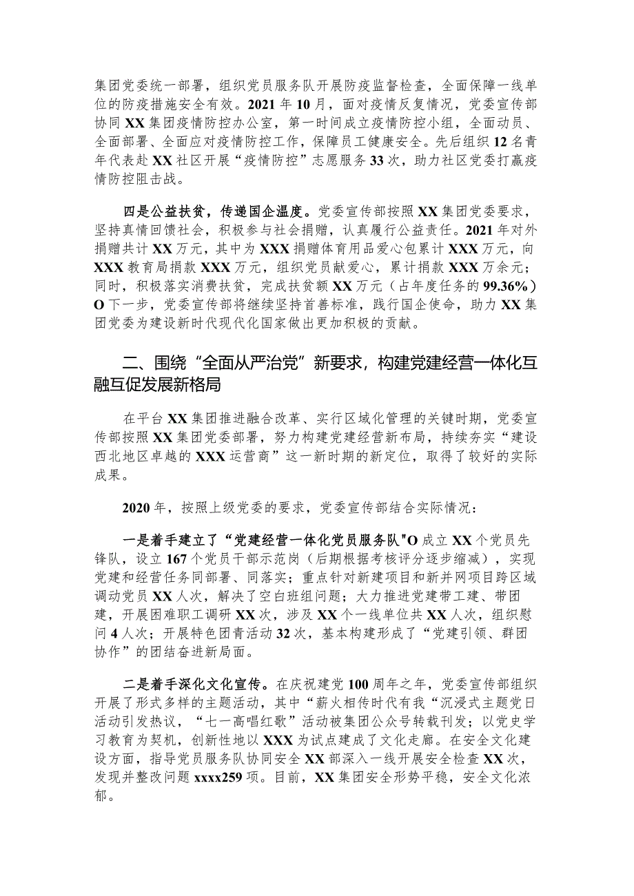 集团公司2021年宣传部党群工作工作总结.docx_第2页