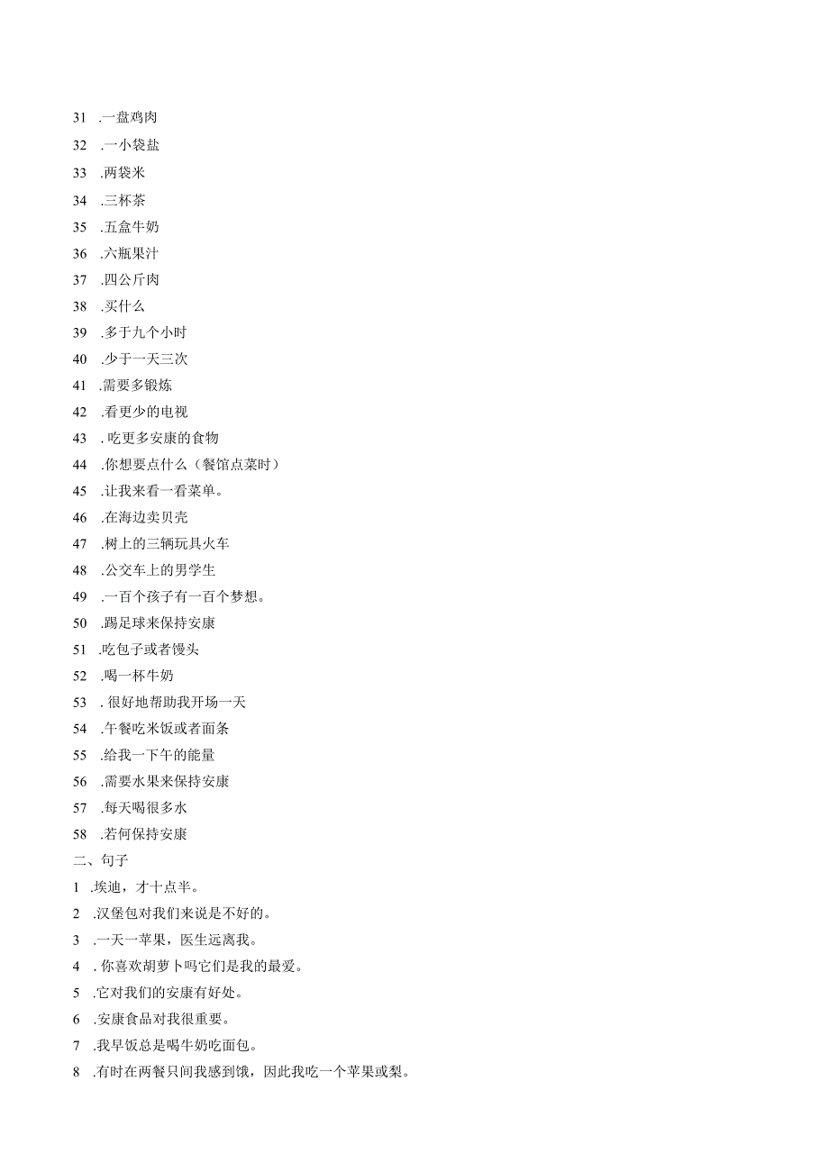 译林版(7A)Unit6复习默写卷与答案.docx_第2页