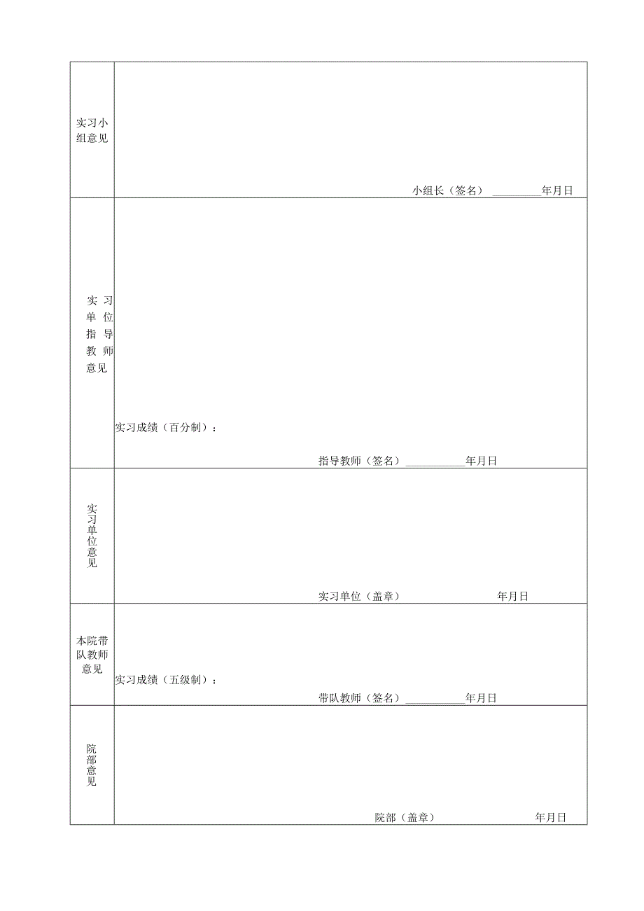 湖南第一师范学院实习鉴定表(非师范).docx_第2页