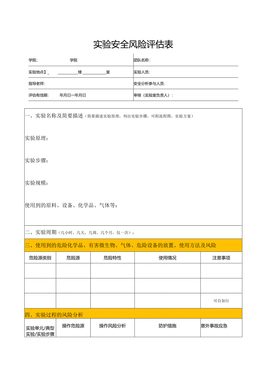 高风险实验风险评估表.docx_第2页