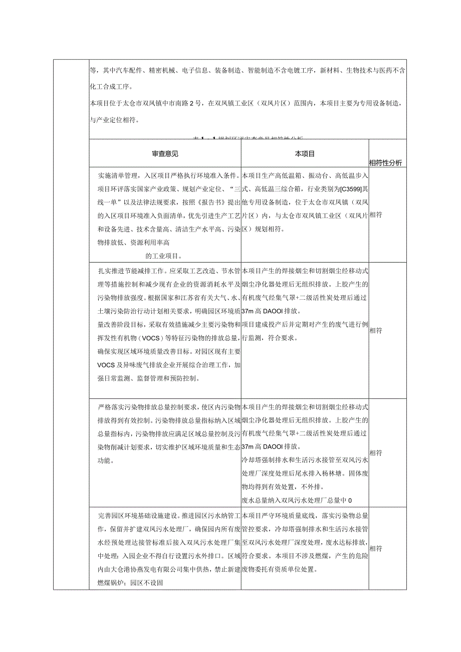 试验设备有限公司迁建高低温三综合箱等产品项目环评可研资料环境影响.docx_第2页