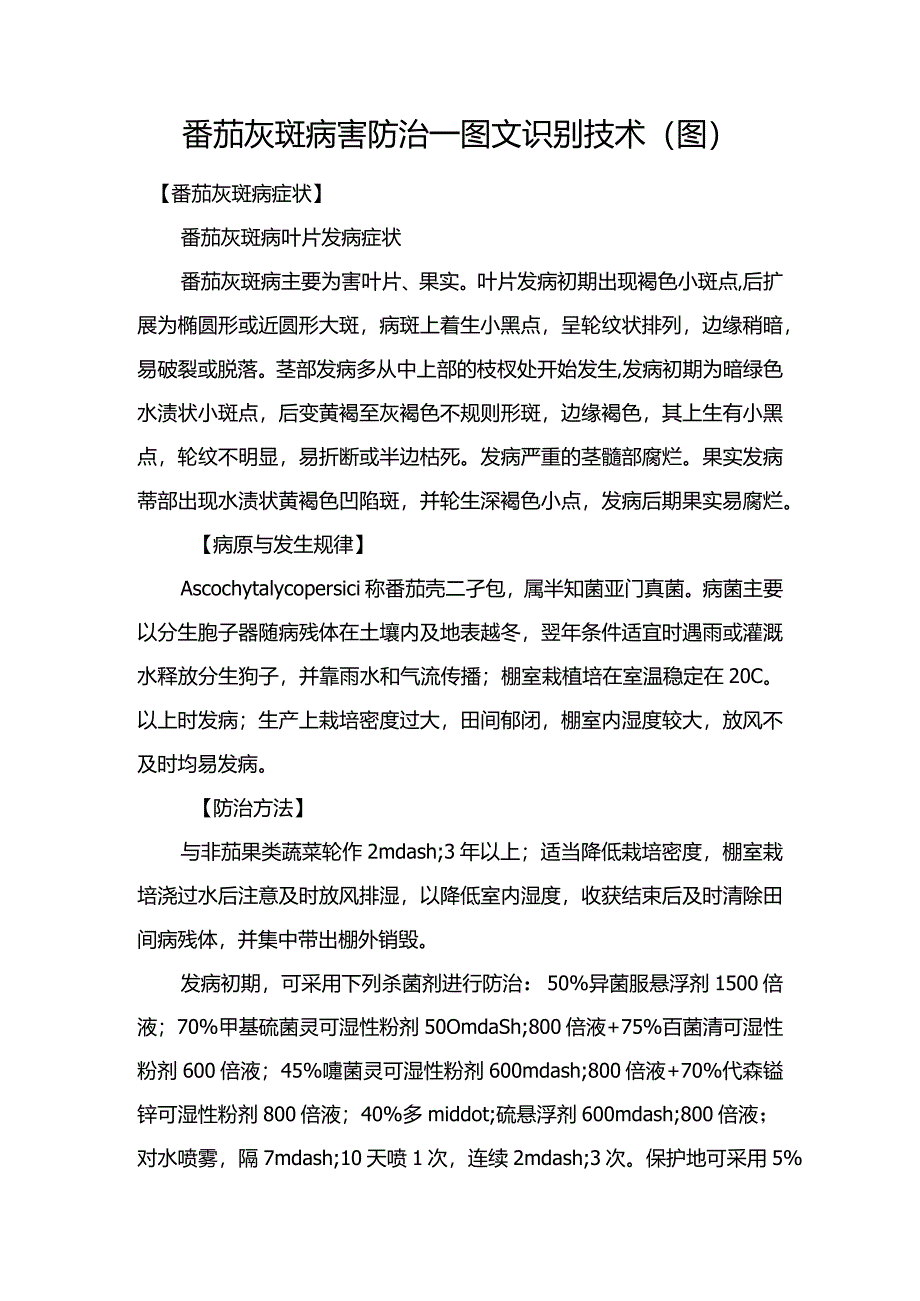 番茄灰斑病害防治—图文识别技术（图）.docx_第1页