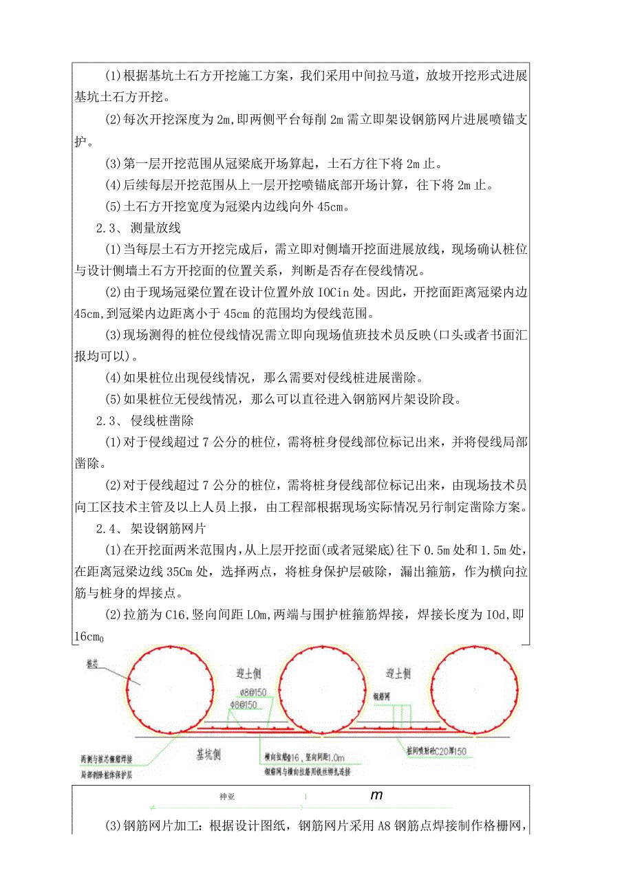 钢筋网喷射混凝土施工技术交底记录大全[终板].docx_第2页