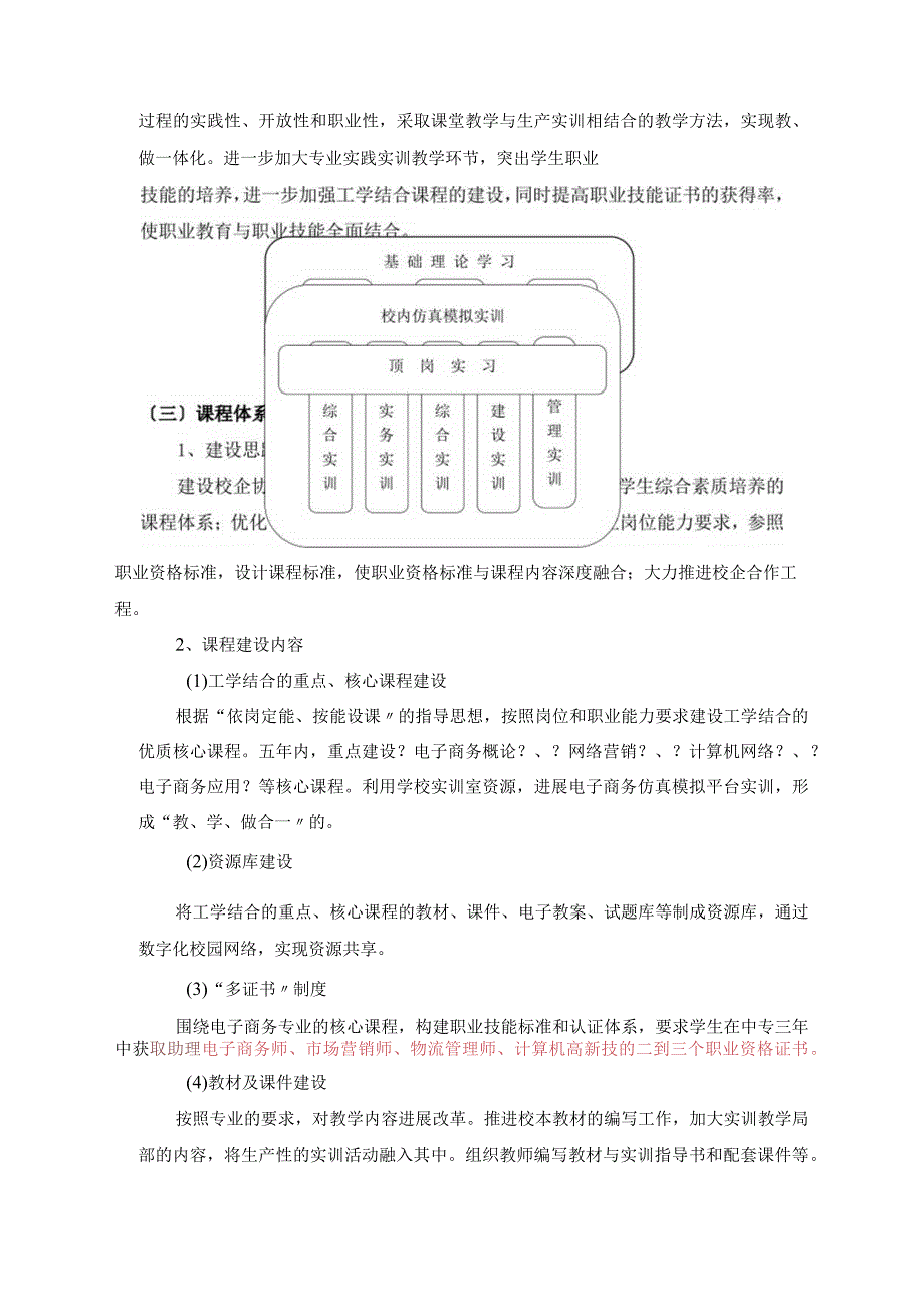 电子商务专业五年开展规划(样张).docx_第3页