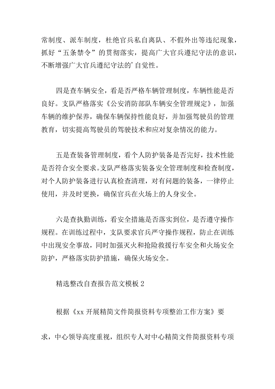 精选整改自查报告范文模板.docx_第2页