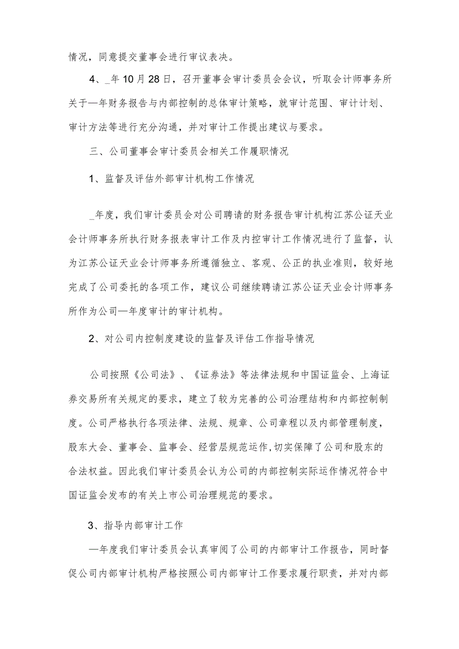 维格娜丝董事会审计委员会工作报告.docx_第2页