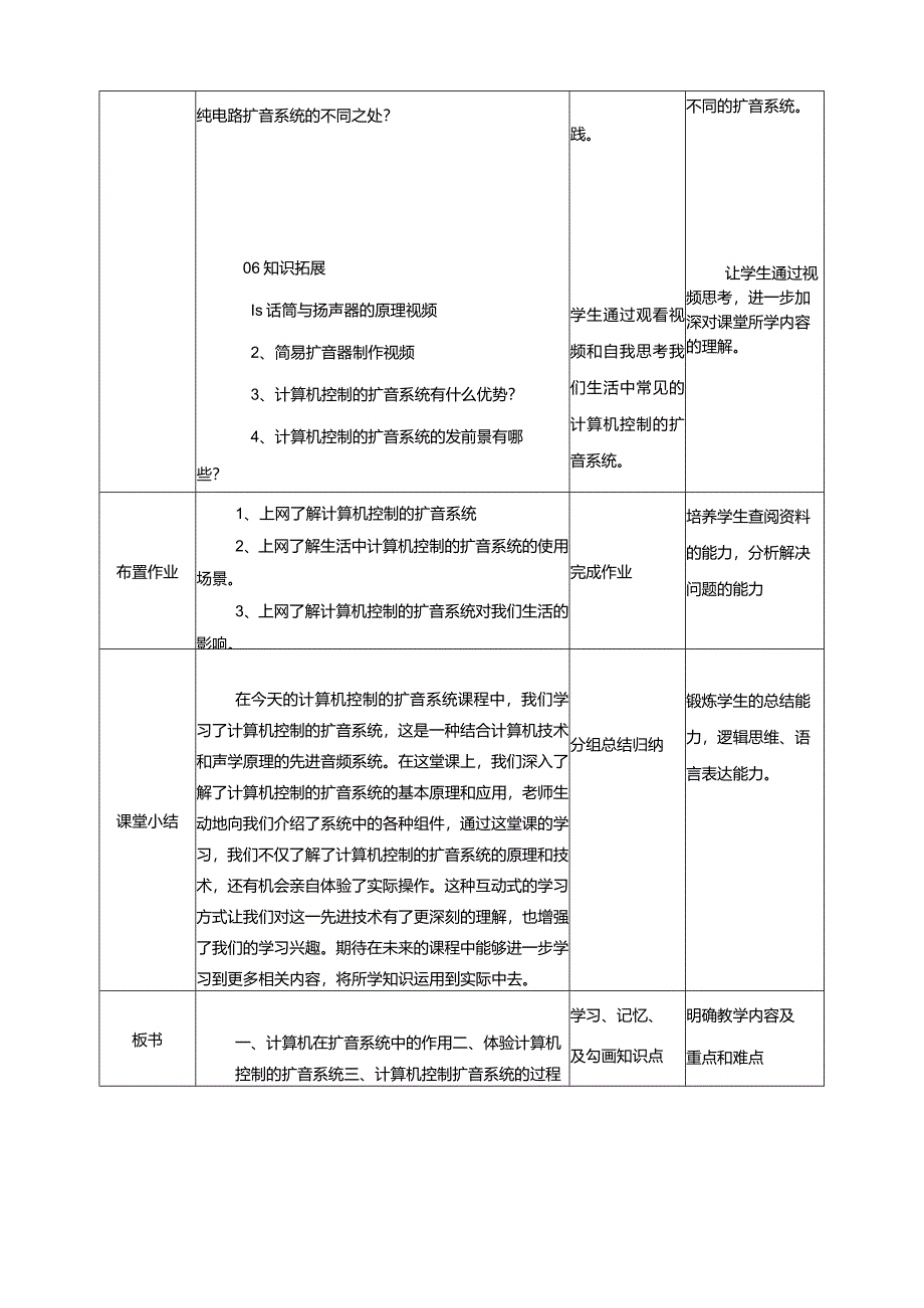 浙教版信息科技六年级下册第12课计算机控制的扩音系统教案.docx_第3页