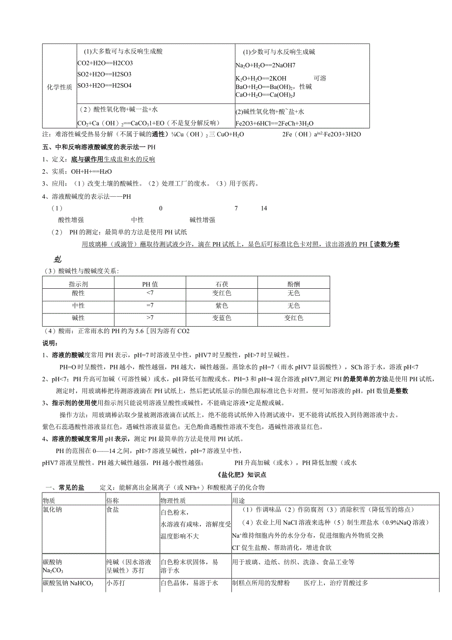 期中复习-九年级科学-酸碱盐.docx_第2页