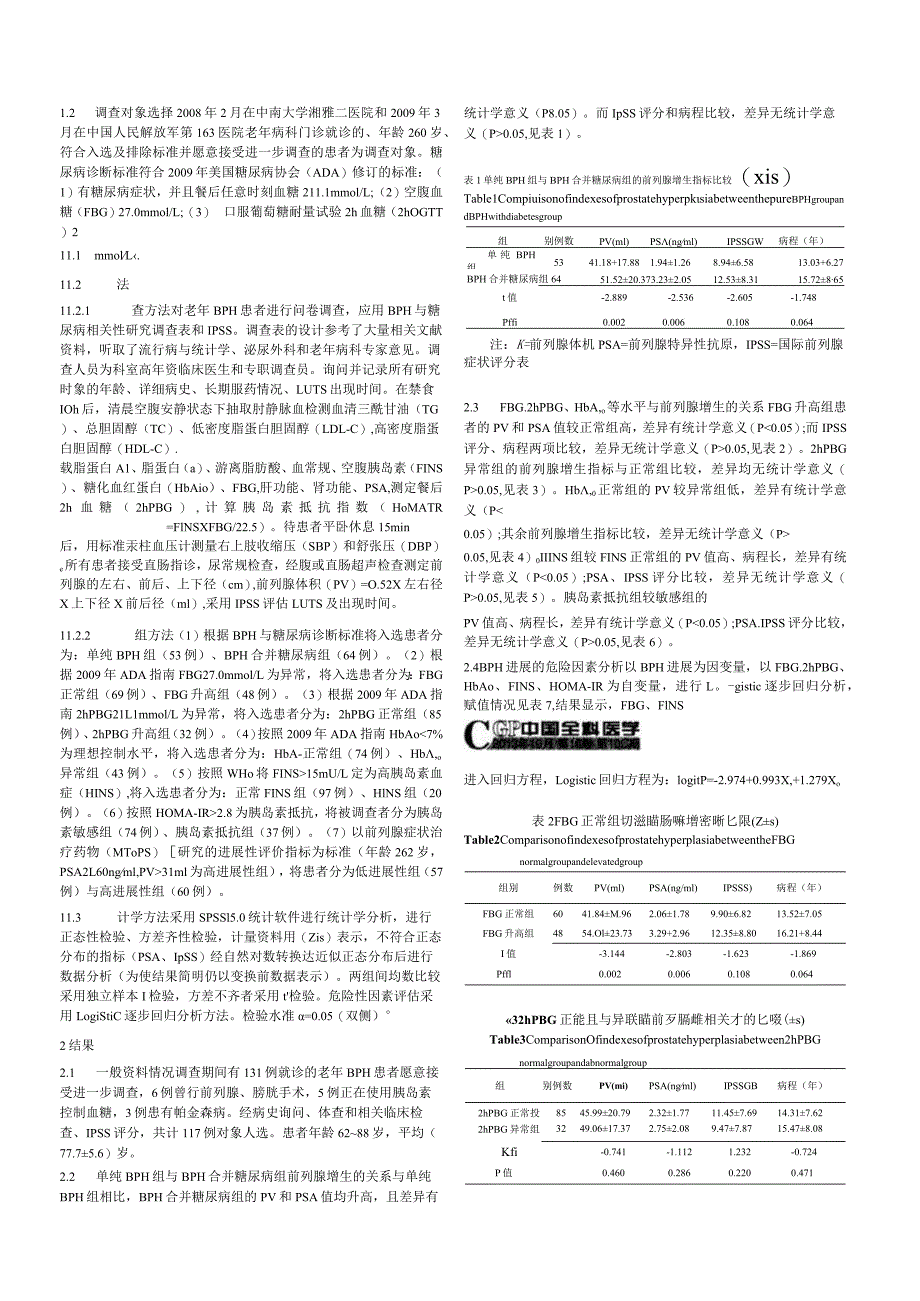 糖尿病与良性前列腺增生的相关性研究.docx_第2页